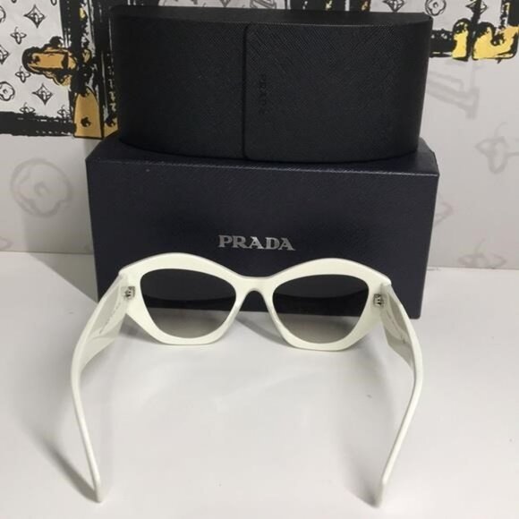 New Authentic Prada SPR 07Y Women’s Sunglasses – White Frame - Picture 10 of 12